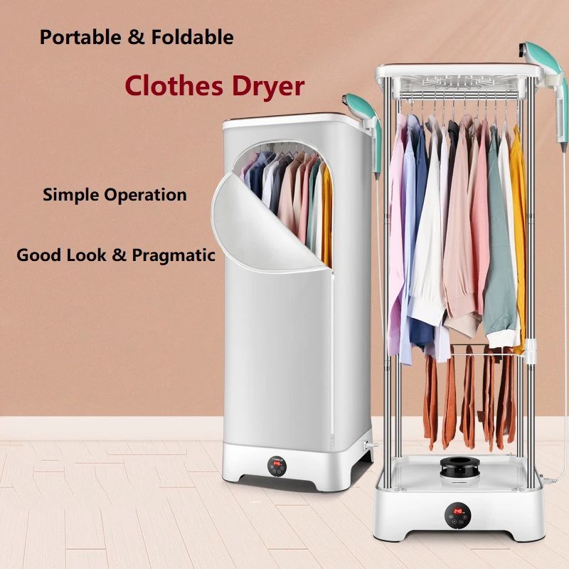 Sèche-linge portable et pliable Machine à sécher les vêtements électrique Machine à sécher les vêtements intelligente pour la maison