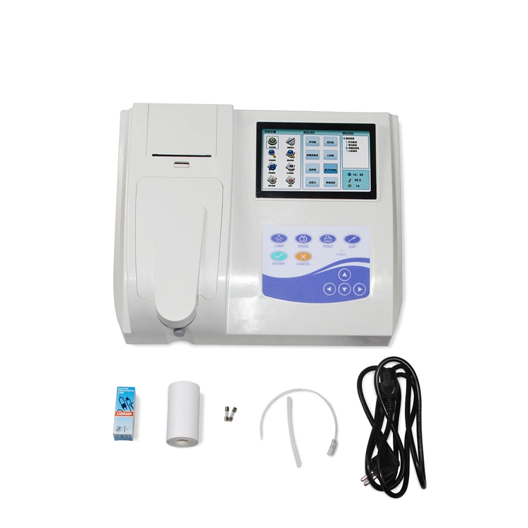 Animal Equipamentos Médicos Bioquímica tecla Semi-Auto Bioquímica Analyzer Venda Quente