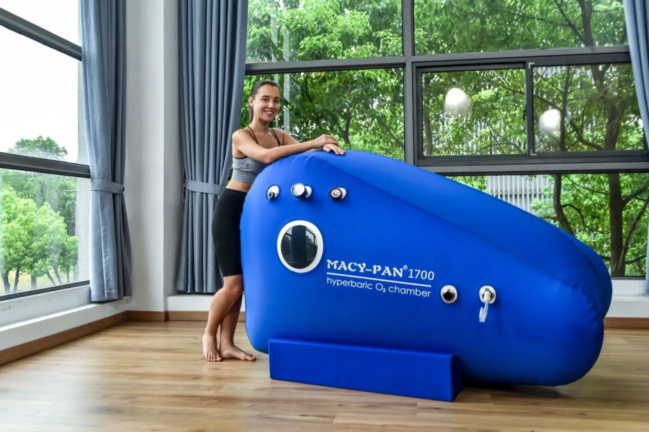 Macy-Pan 1,3ATA Sitzart Hyperbarische Kammer Beauty Produkte Körperpflege Pressotherapie Portable Oxygene