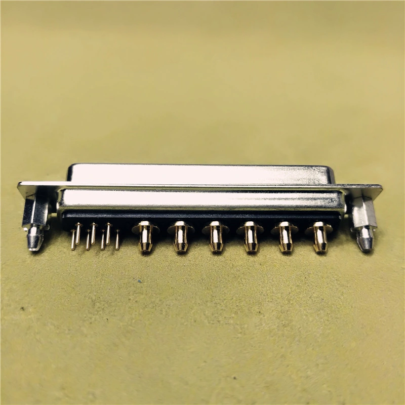 D-SUB Machine Pin 6W7 180&deg; Rivet Harpoon, Board to Board Connector