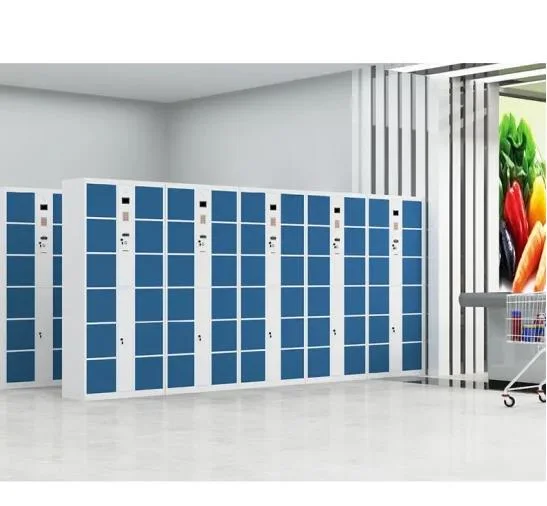 Supermarket or Gym Used Metal Qr Code Electronic Deposit Storage Locker