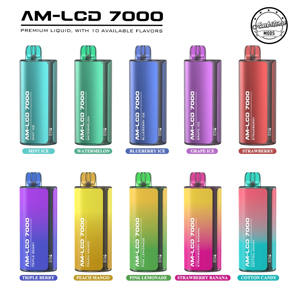 Oringinal Asterbar Box 7000 Puffs Disposable E Cigarette Mods Rechargeable Battery