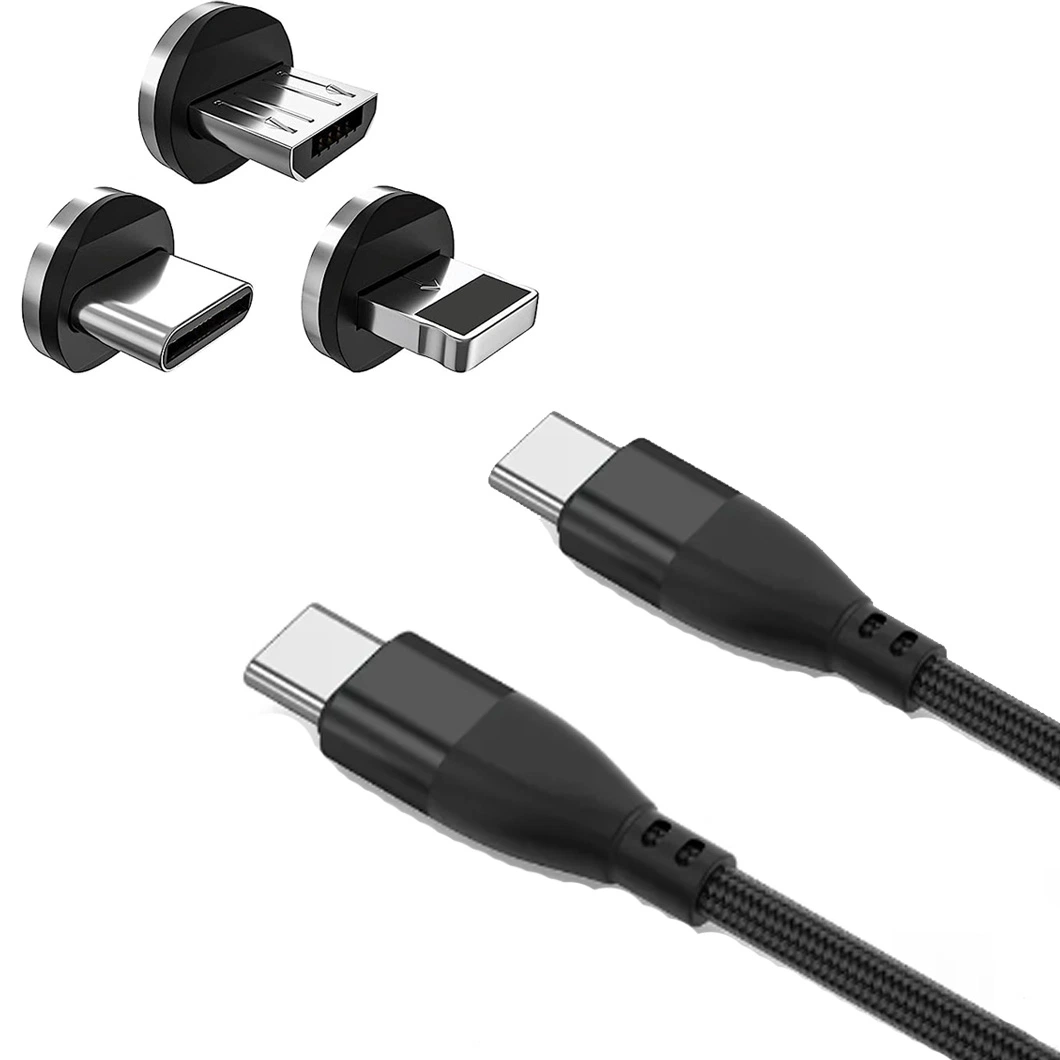 USB Type-C 1m 2m Magnetic USB Data Mobile Phones Charging Data Cable