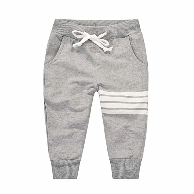 Unisex Kid Toddler Cotton Jersey Harem Pants Baby Elastic Trousers