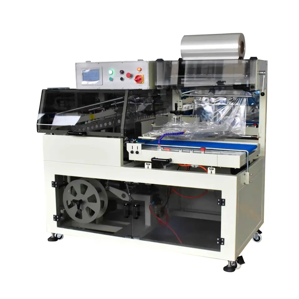 Automatic Heat Thermal Tunnel L Bar Packing Sealing Wrapping Shrink Packaging Machine