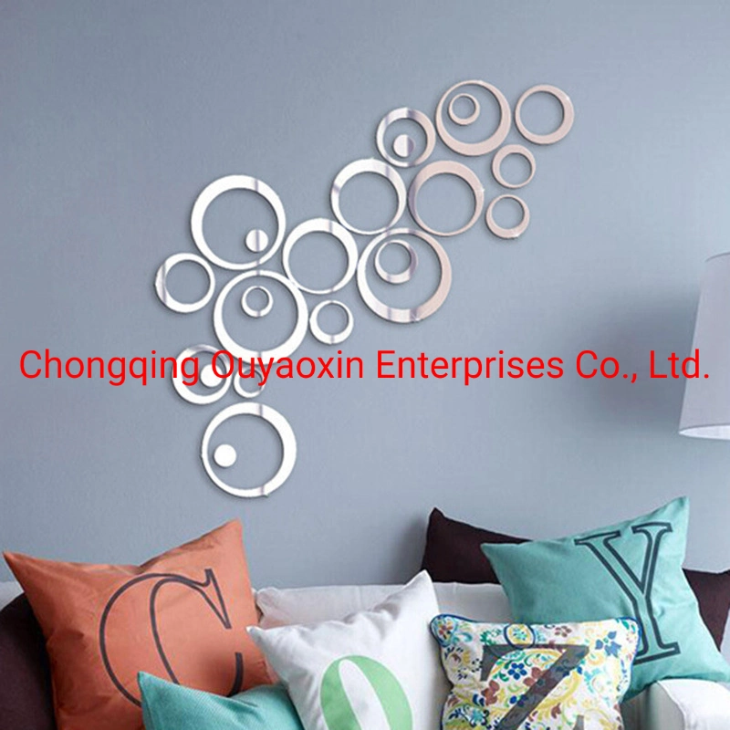 Round and Circle Art Modern Promotion Gift Wall Sticker Decor.