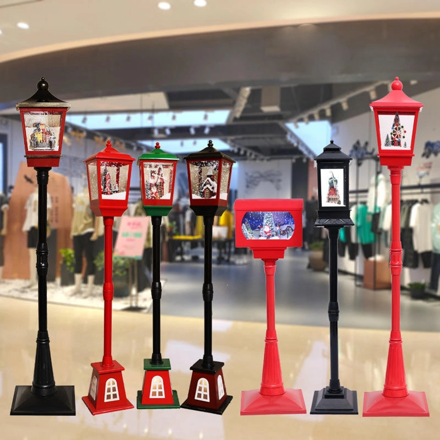 Christmas Decorations, Snow Lanterns Music Street Lamps Shopping Malls Hotel Living Room Christmas Props Decorations