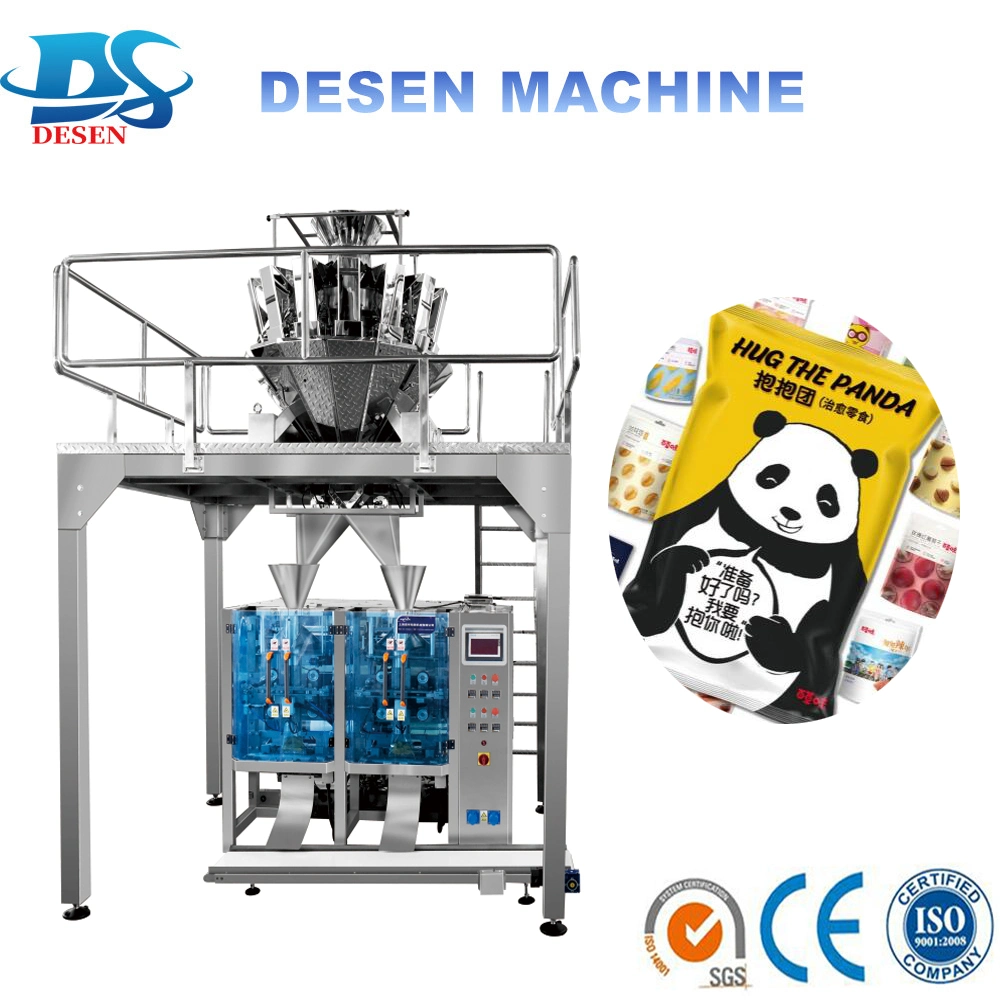 High Capacity Vertical Packaging Machine for Dried Fruits Banana Slices