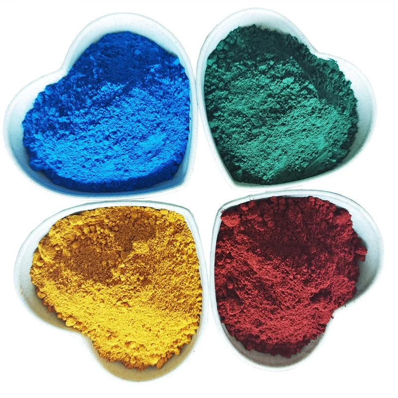 جودة عالية أكسيد الحديد الأحمر 130 درجة Pigments for Powder أكسيد الحديد