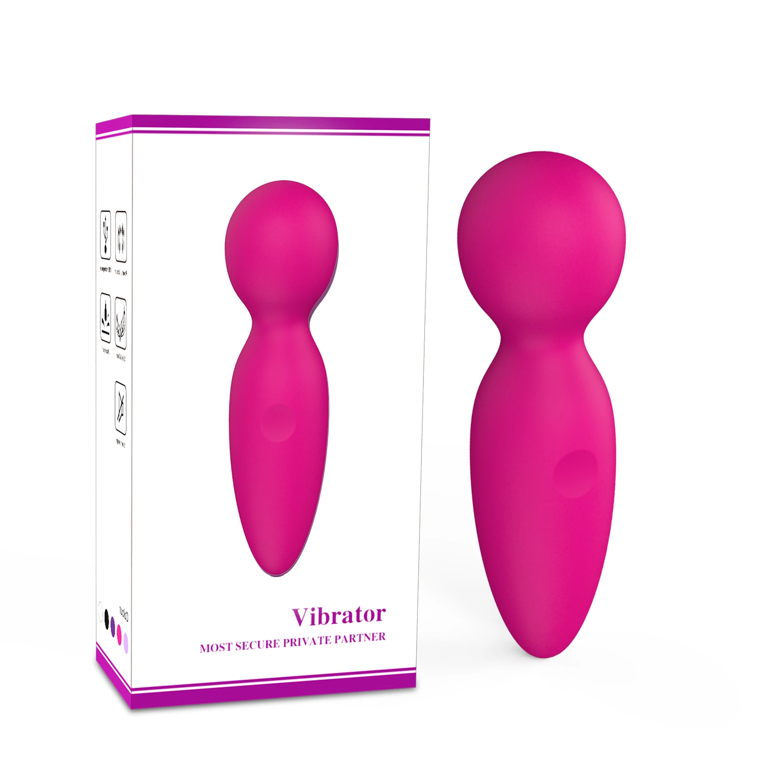 Hot New Product Handheld Various Color Mini Massager Powerful Vibrations for Full Body Muscle Female Male Sex Toy