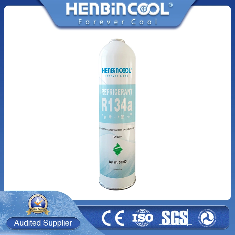 Henbincool R134A Refrigerant Gas 1000g in Two Slices Can