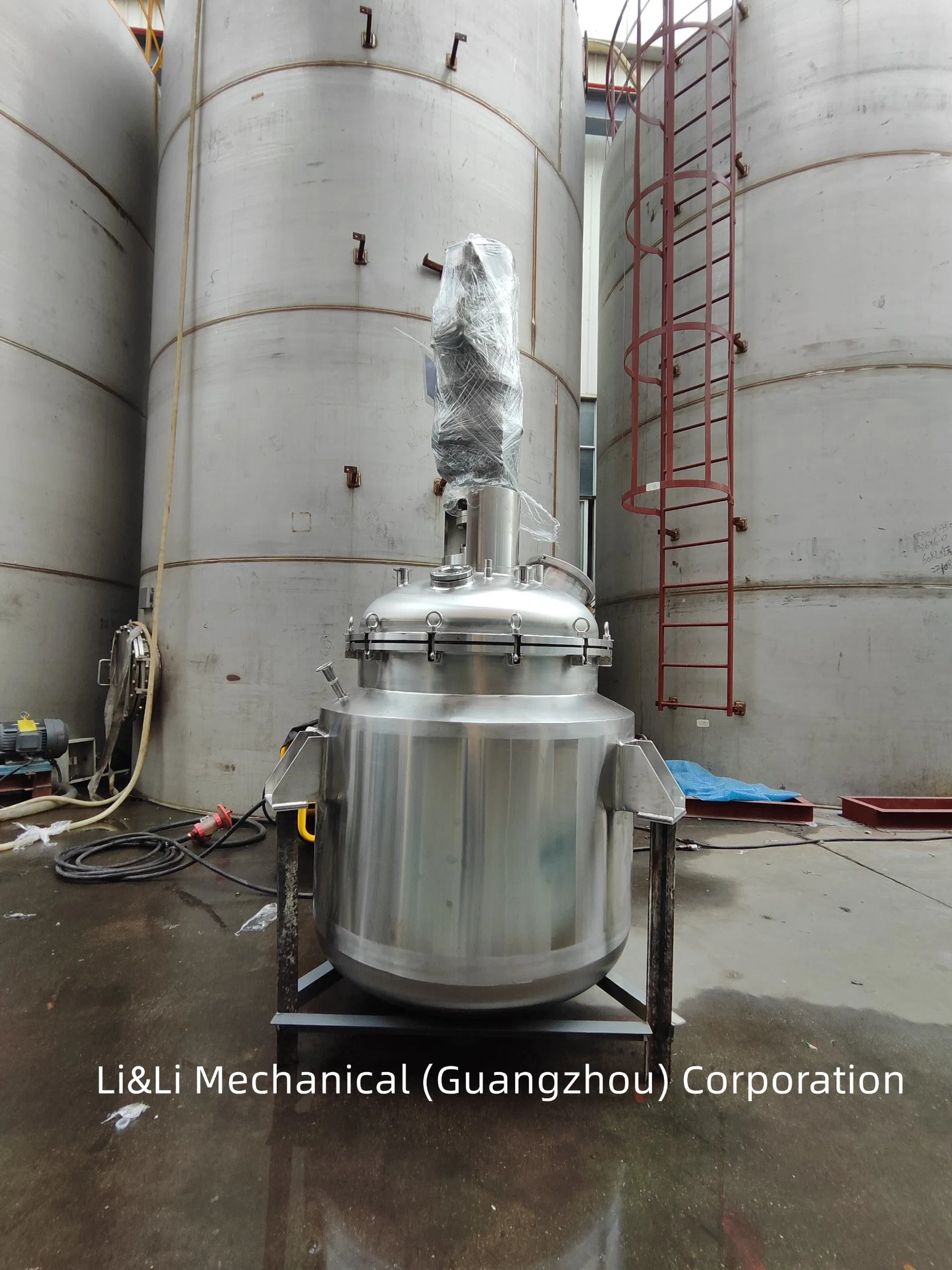 SS316 chaqueta de calentamiento del aceite del depósito de reactores para industria química