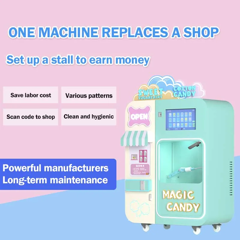 Mg320 Direct Supply Arcade Cotton Candy Machine Vending Gift Candy Game Machine Guangzhou Funvending with Factory Prices Party