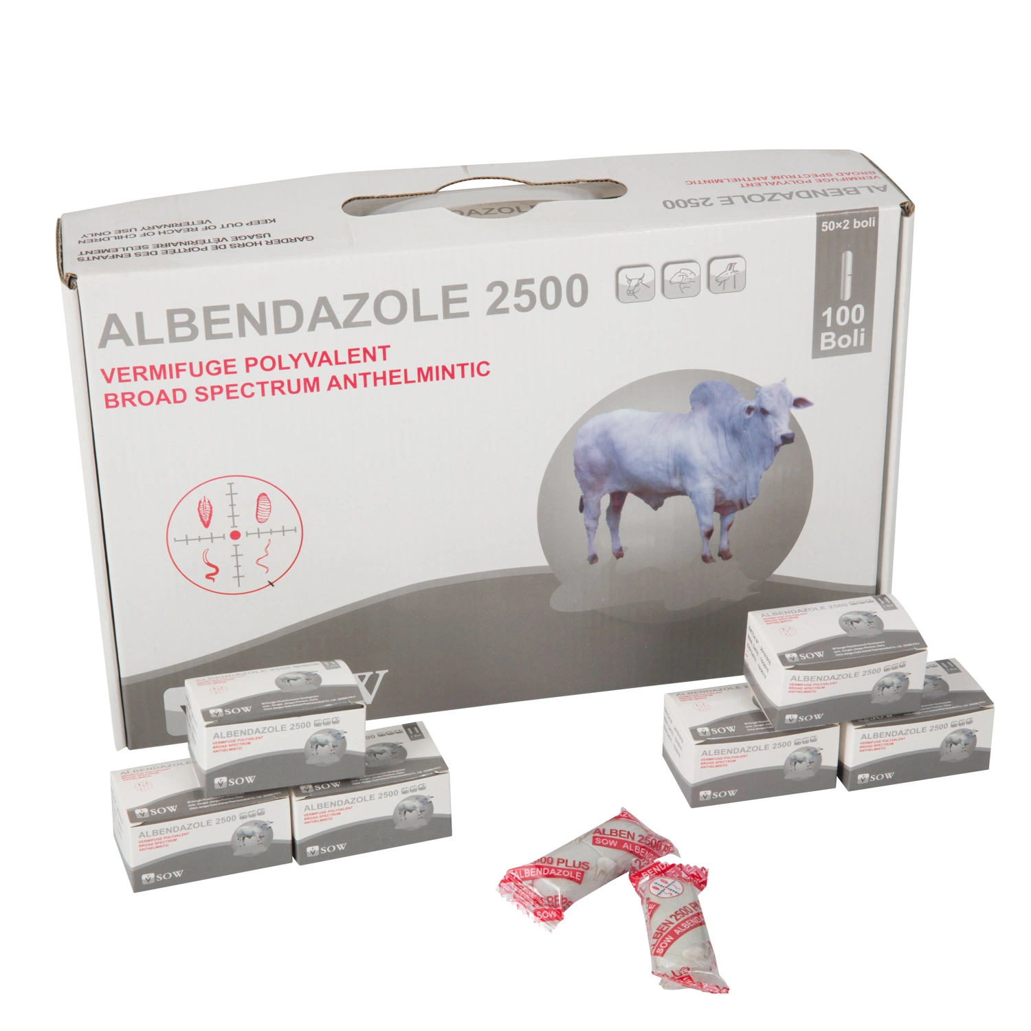 Albendazole Bolus 2500mg Veterinary Tablets No. 2