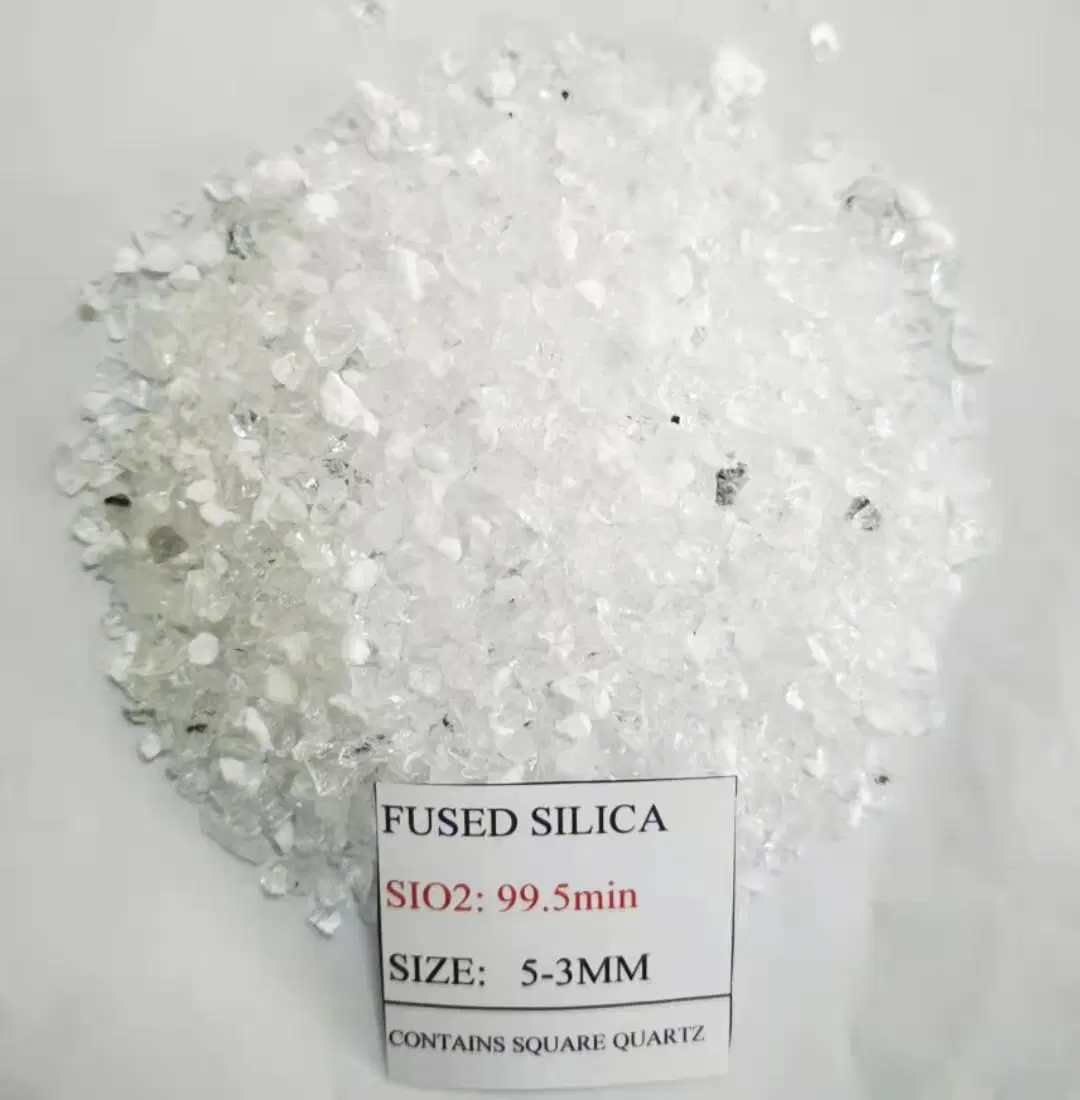 Sio2 99.8% Fused Quartz Sand&Lump for Fine Casting with Best Price