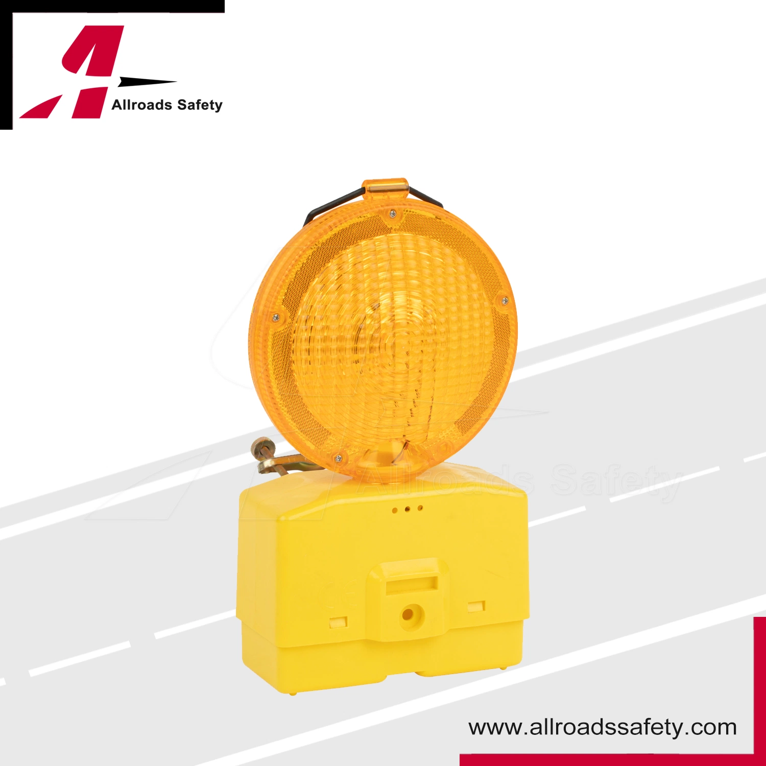 Road Construction Maintenance Work Safety Warning LED Barricade Flashing Light