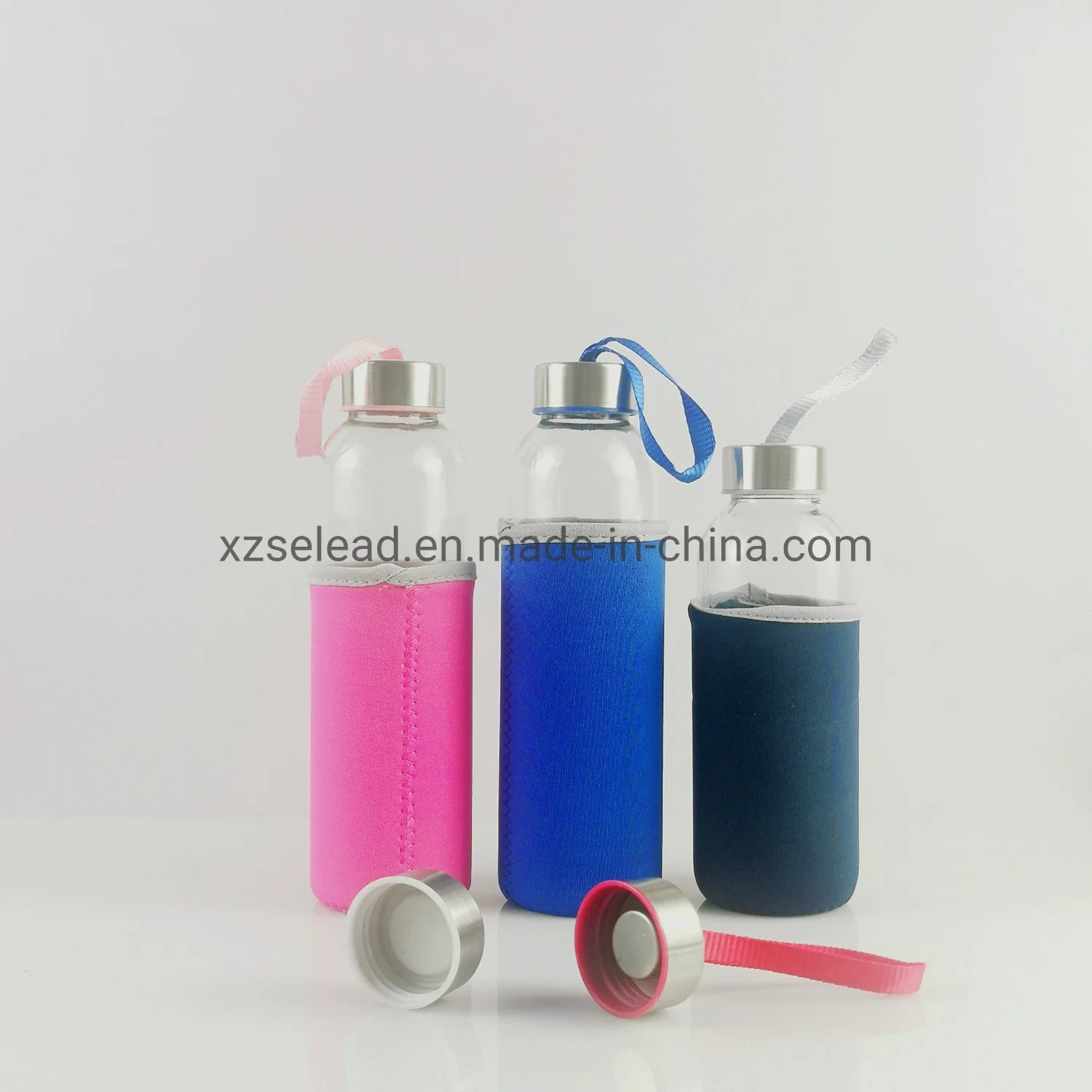 Milk Glass Bottle Beverage Drinks Glass Packing with Screw Cap 750ml 500ml