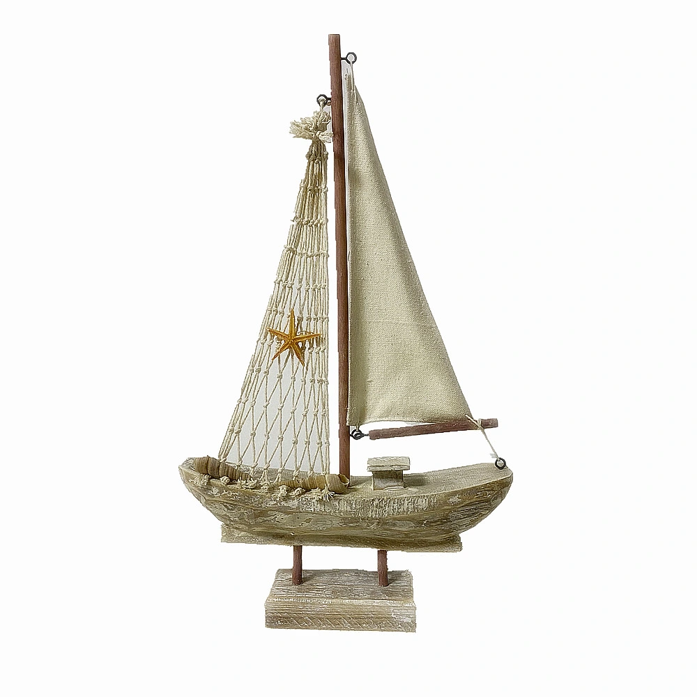 Handmade Wood Material Art Crafts Model Ship as a Souvenir