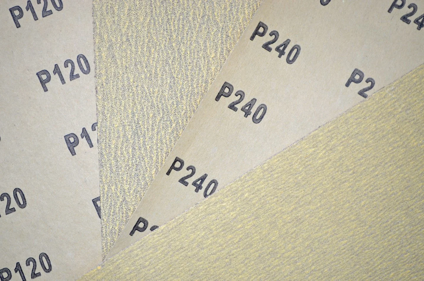 Látex amarillo amarillo de papel recubierto de estearato de papel de lija