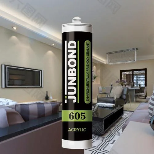 Junbond revestidas a silicone selante acrílico 300ml Whitepaintable Caulkthread Locker10.1Adesiva oz acrílico branco impermeabilizante látex adesivo vedante