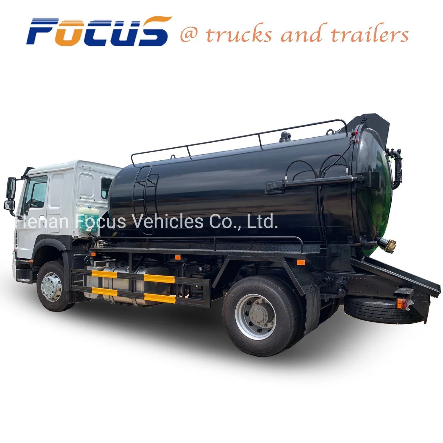 High Pressure 16m3 Sewer Vacuum Suction Truck with Suction Sludge and Jetting Cleaning Function