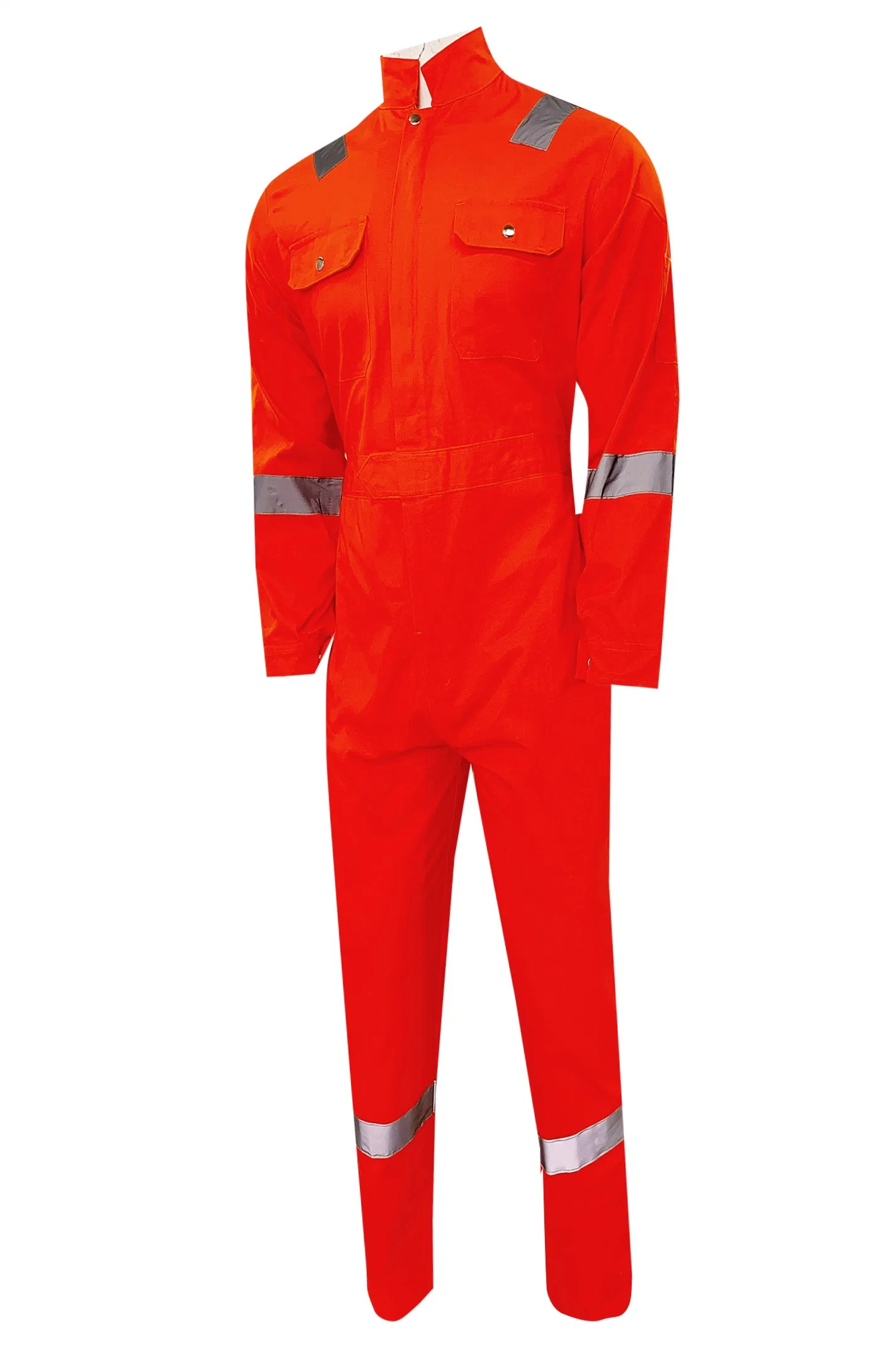 No Minimal Reflective Strip Safety Construction Uniform Work Clothes Working Coverall