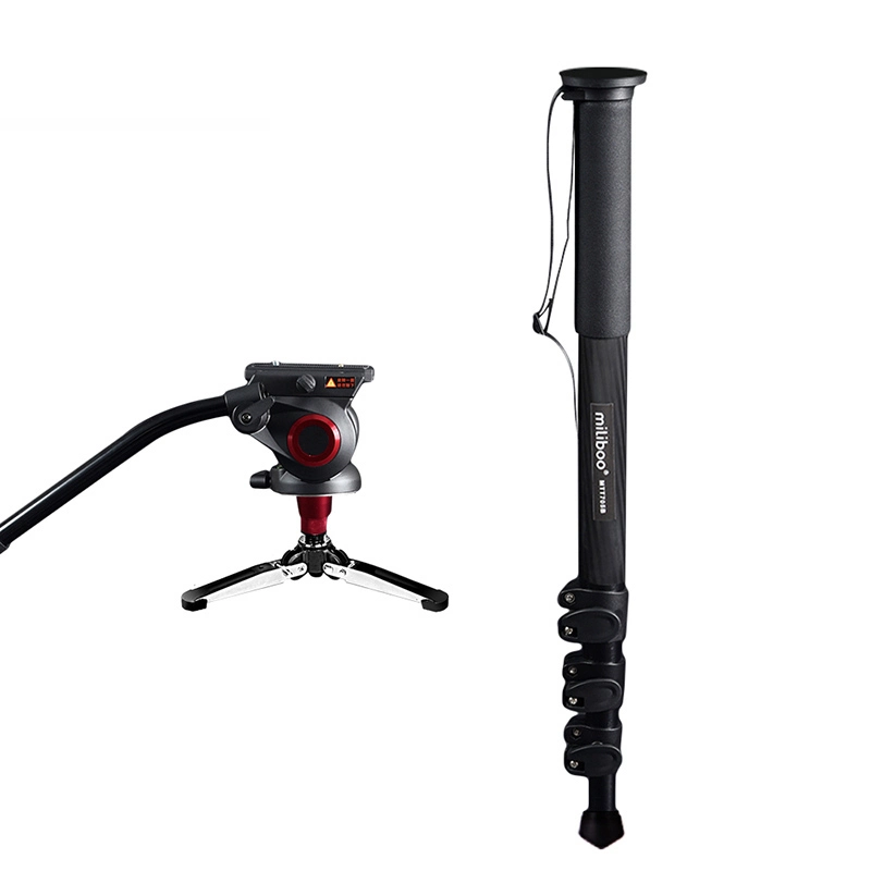 Miliboo Professional Photo Monopod with Fluid Drag Head and Quick Release Plate (MTT705B)