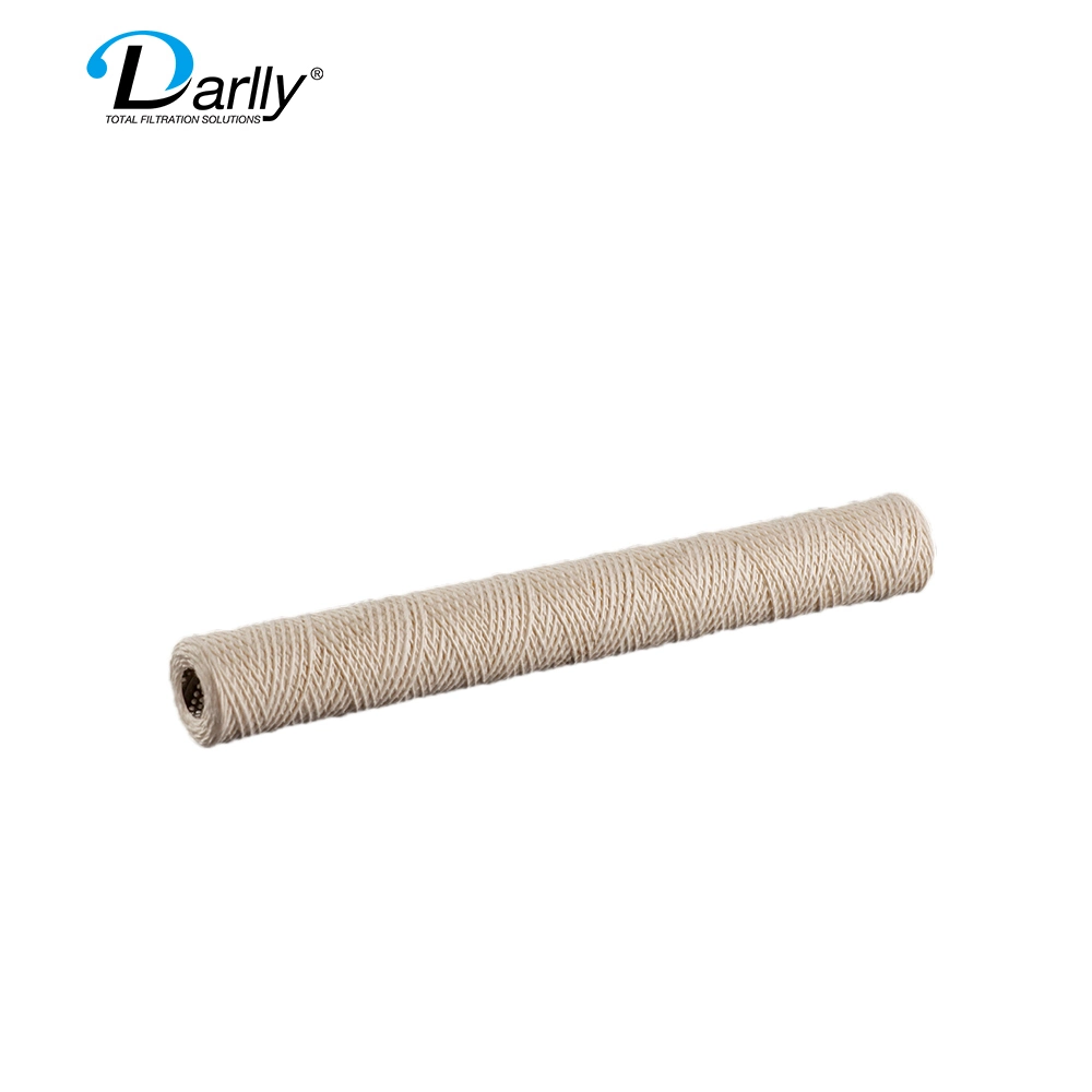 String Wound Water Filter Cartridge Chemical Liquids Filtration 5 Microns