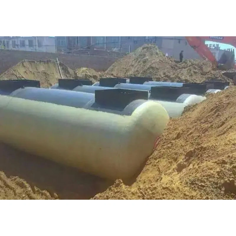 30m3 30000L Underground Buried Stainless Steel Fiberglass Sf Double Layer Petrol Oil Diesel Fuel Stank Price