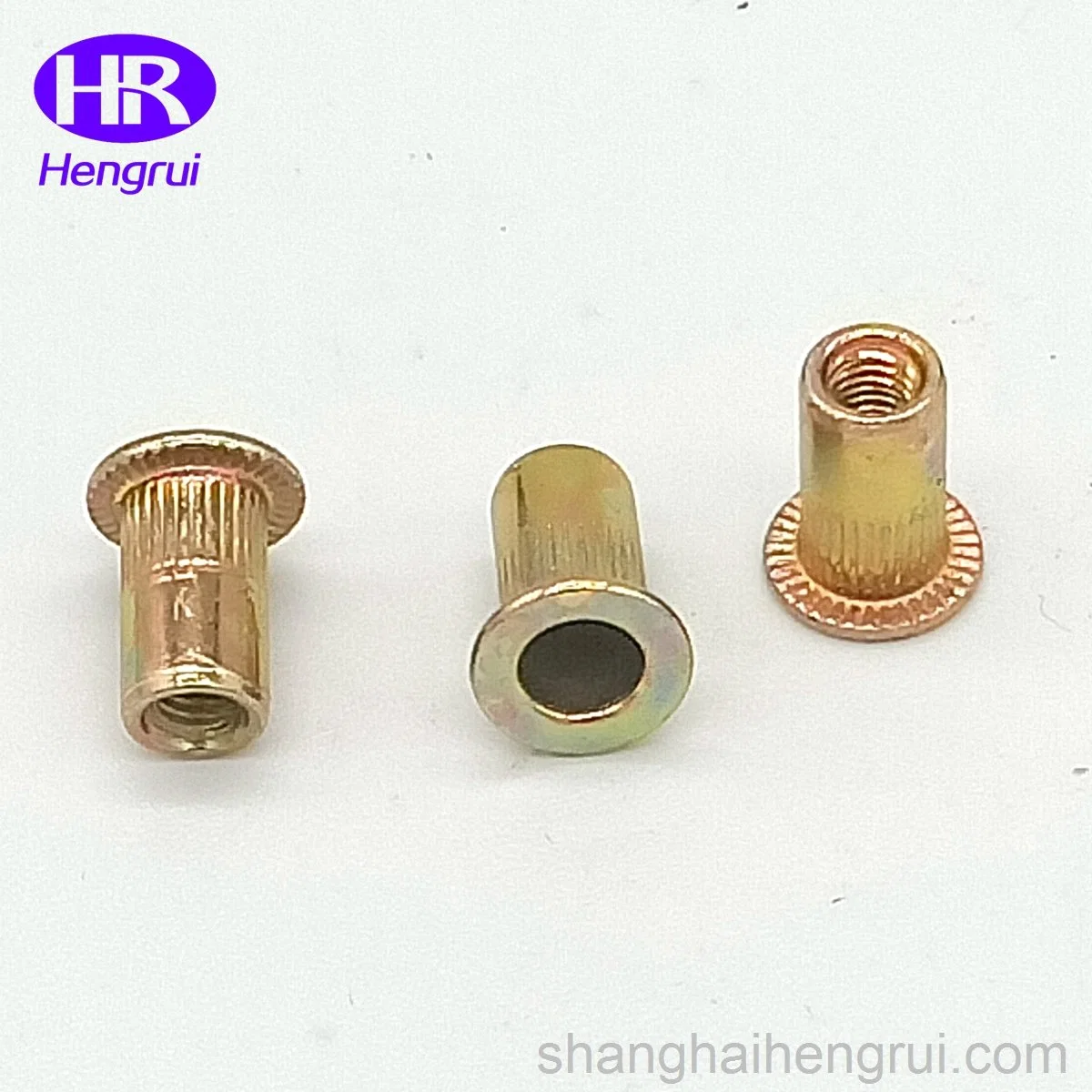 Yellow Zinc GB/T 17880.1 Carbon Steel Stainless Steel Self Clinching Rivet Nut