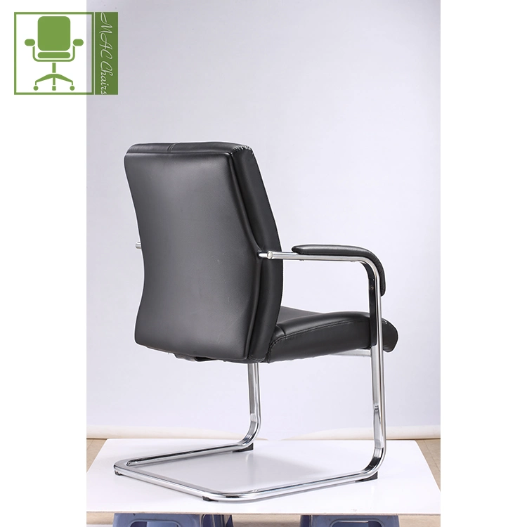 Office Workstation Mesh Waiting Chair with Chrom Bow Leg Visitor Chair