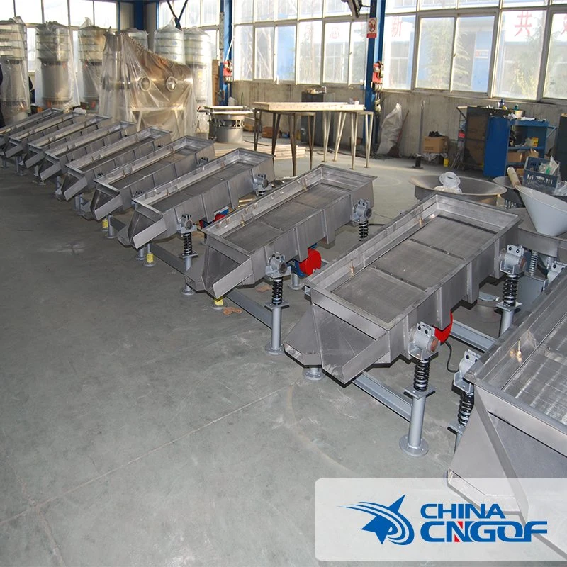 Factory Price Sand Screening Machine Industrial Linear Vibrating Screen Sieving Equipment