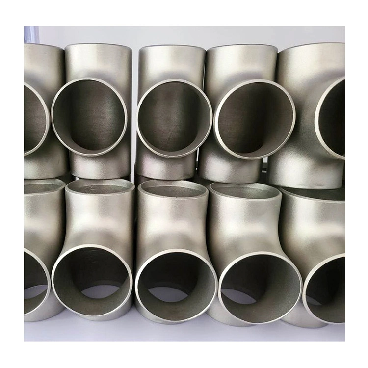 Stainless Steel 304 316L Pipe Fittings/Butt Welded Seamless Equal Tee