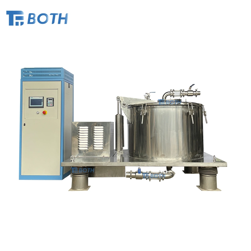 Automatic Industrial PLC Touch Screen Basket Hemp Oil Extraction Centrifuge Machine Filter Centrifugal