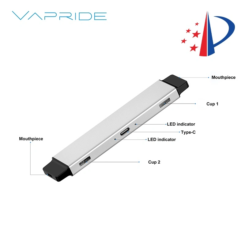 Vapride Twin Pod Sativa Indica 2g Oil Vaporizer Disposable/Chargeable Vape