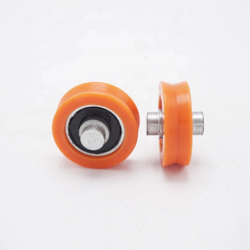 Polyurethane PU Coated Bearings with 625 626 608 as Per Your Drawing Plastic Injection Molded Nylon Door Wheel Door and Window Pulley Wheel UPVC Sliding Window