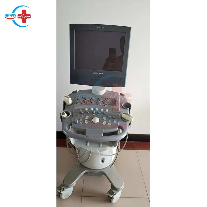 Used Siemexs Trolley Color Doppler Ultrasound Scanner with Convex, Linear, Vaginal or Cardiac Probes/Refurbished Siemens Acuson X150 Ultrasound Machine