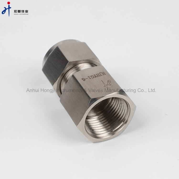 316 Stainless Steel Straight Instrument Fittings Tubing Adapter for Instrumentation Od 1/4 Inch