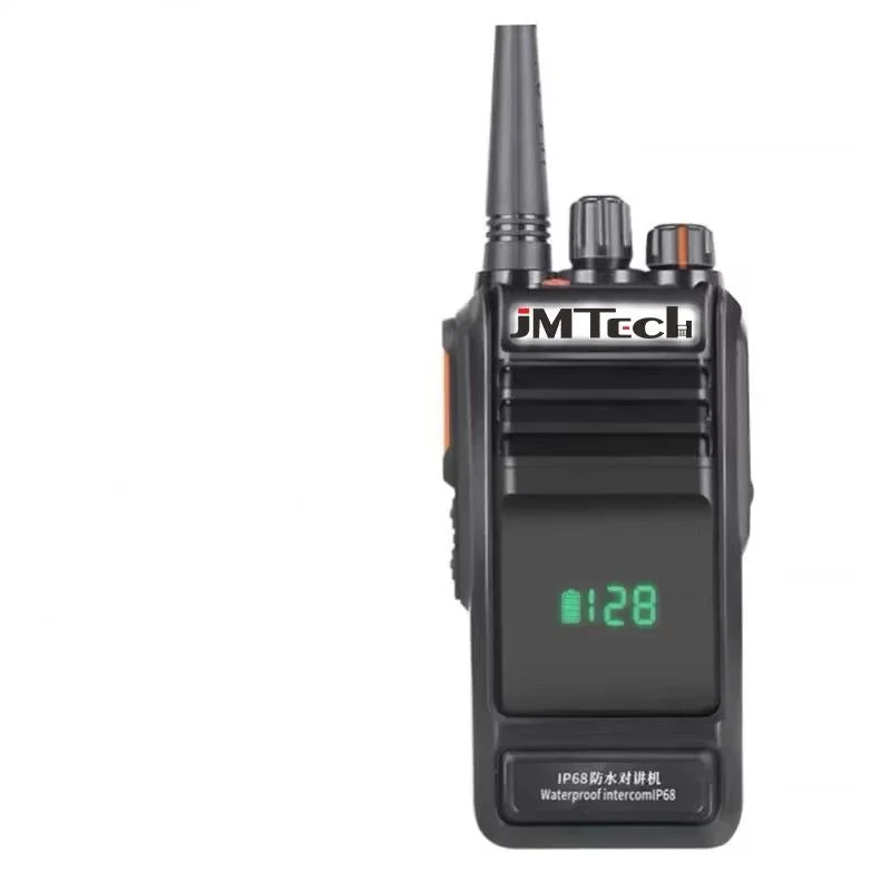 Jmtech IP68 impermeáveis 10 W Walkie Talkie longo alcance 15 km dois Rádio de vias