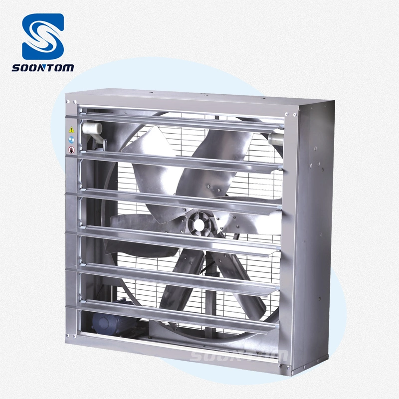 Galvanized Steel Aluminum Blade Wall Mounted Exhaust Fan