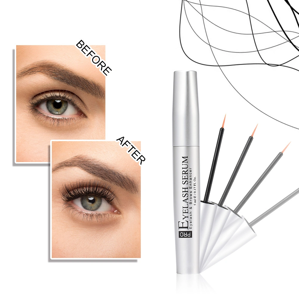 Customized Logo Rapid Enhancing Treatment Fastest Growth Eyelash Serum Natural