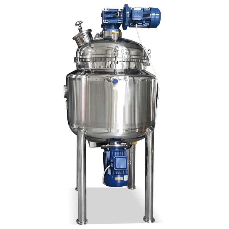 500L Liquid Fertilizer High Shear Emulsification Reactor Stainless Steel Closed Atmospheric Pressure Multifunctional Reactor