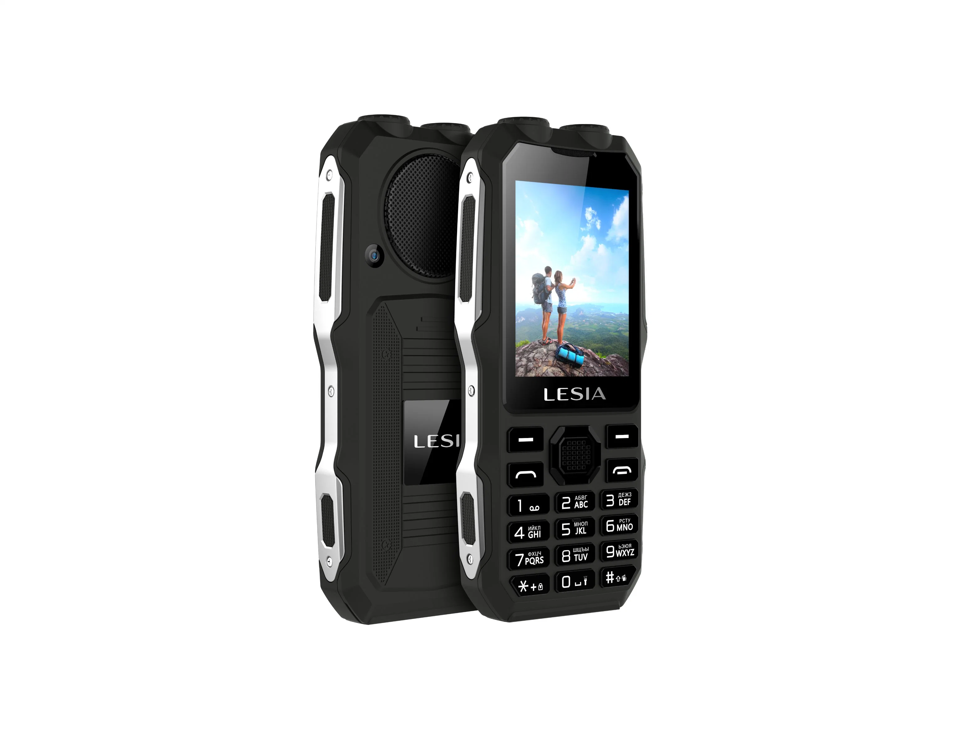 Lesia Manufaktur 2,4inch GSM Telefon 2500mAh Drucktastenfunktion Zelle Telefon für Senioren OEM/ODM-Mobiltelefon