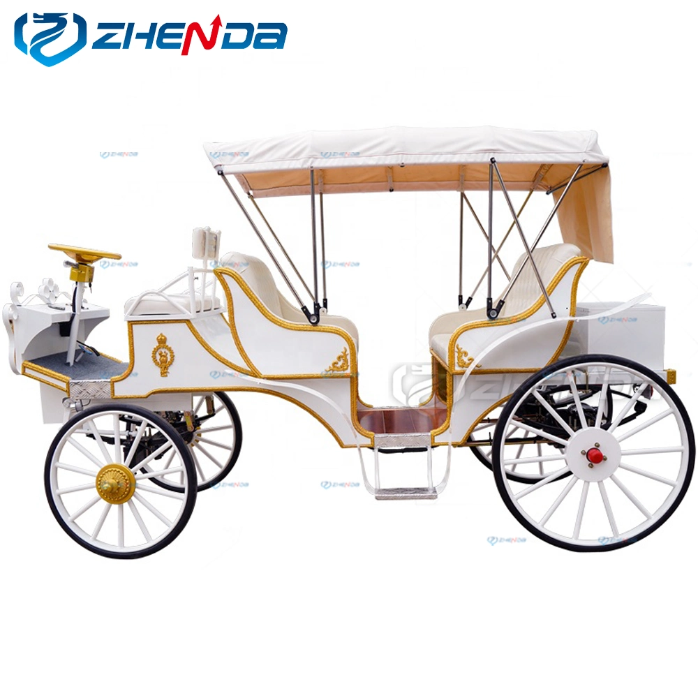 Used Royal Horse Carriage/Electric Sightseeing Cart/Tourist Shuttle Bus/Passenger Reception Vehicles