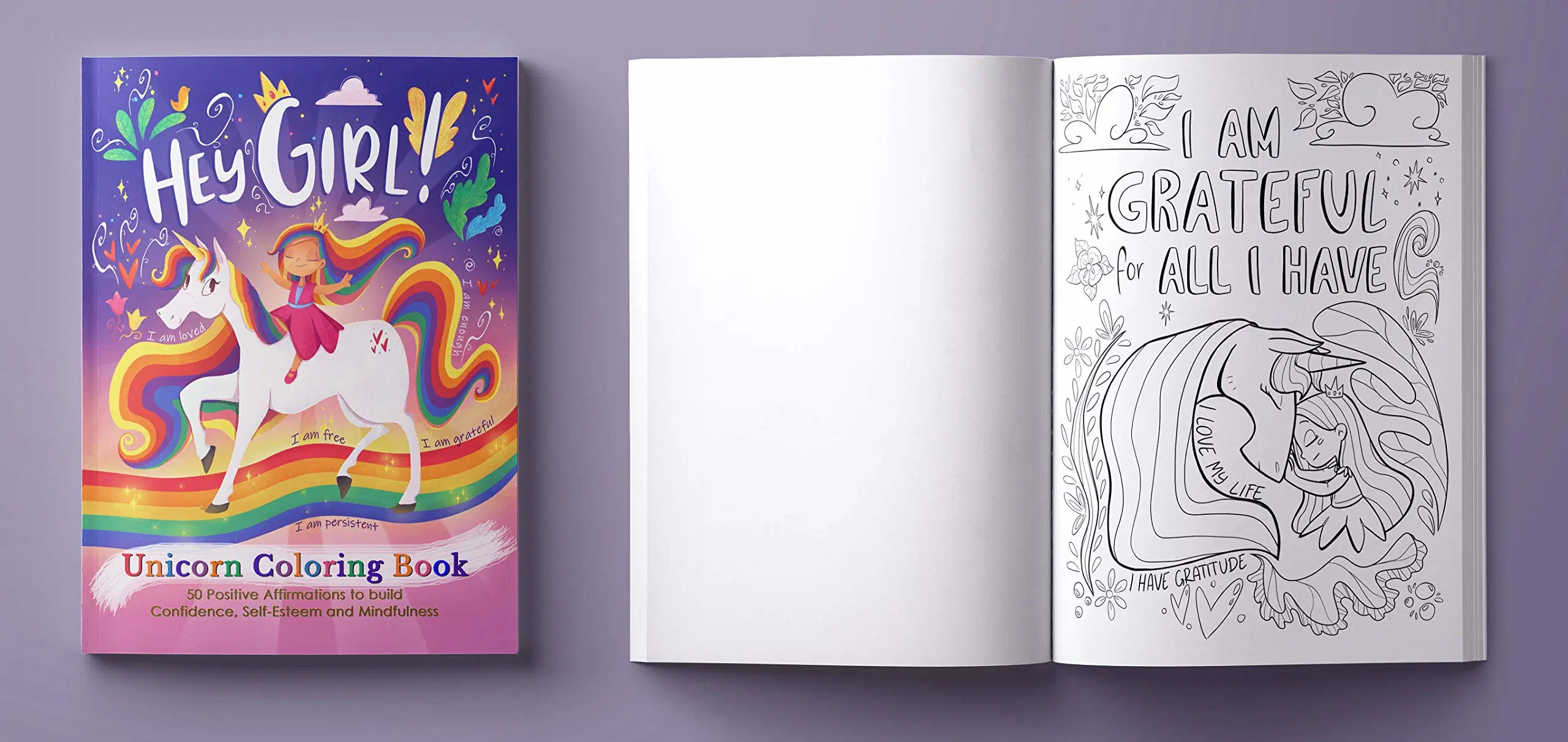 OEM Custom Children Softcover Paperback Unicorn Coloring Book for Kids
