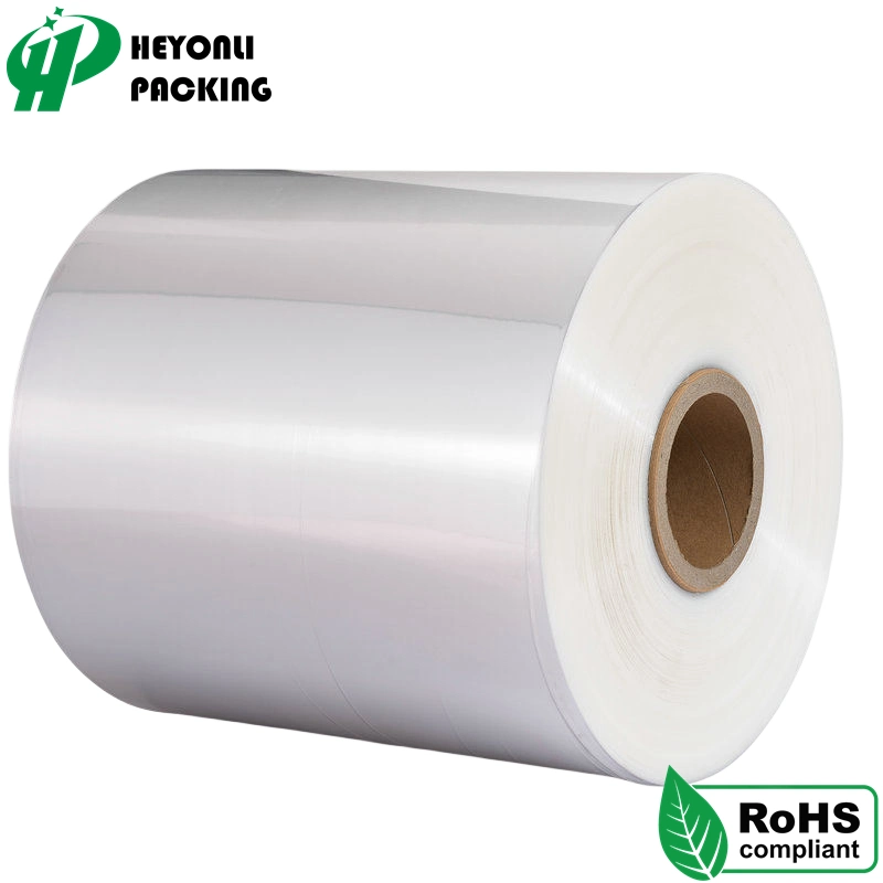 Cross Linked Standard Single Wound POF Heat Shrink Wrap High Shrinkage Film Roll for Printing Plastic POF Shrinkable Packaging Film POF Shrink Film