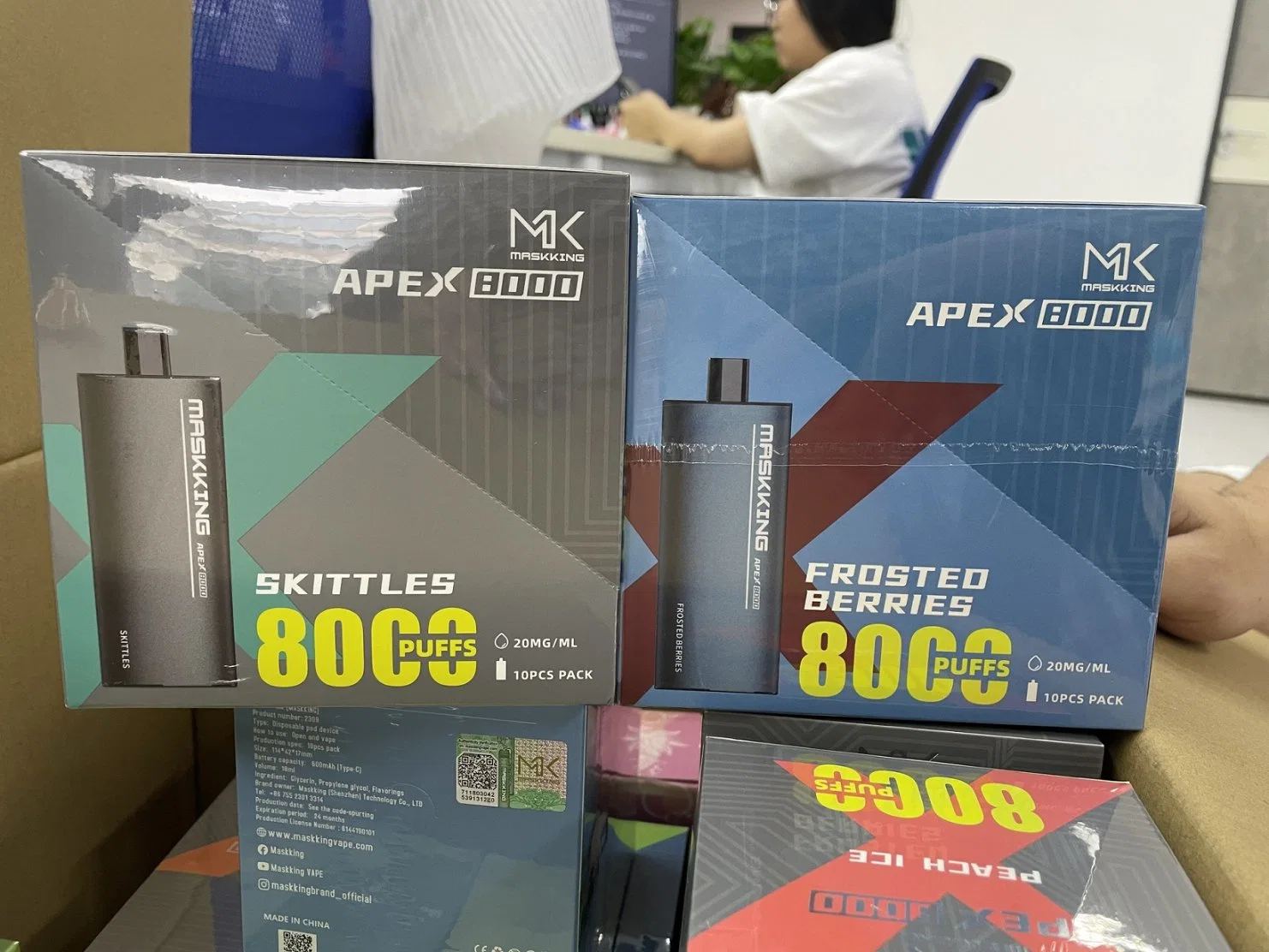 Maskking Brand-New Apex vaporisateur personnalisé stylo Prix Vape narguilé électroniques produits UK