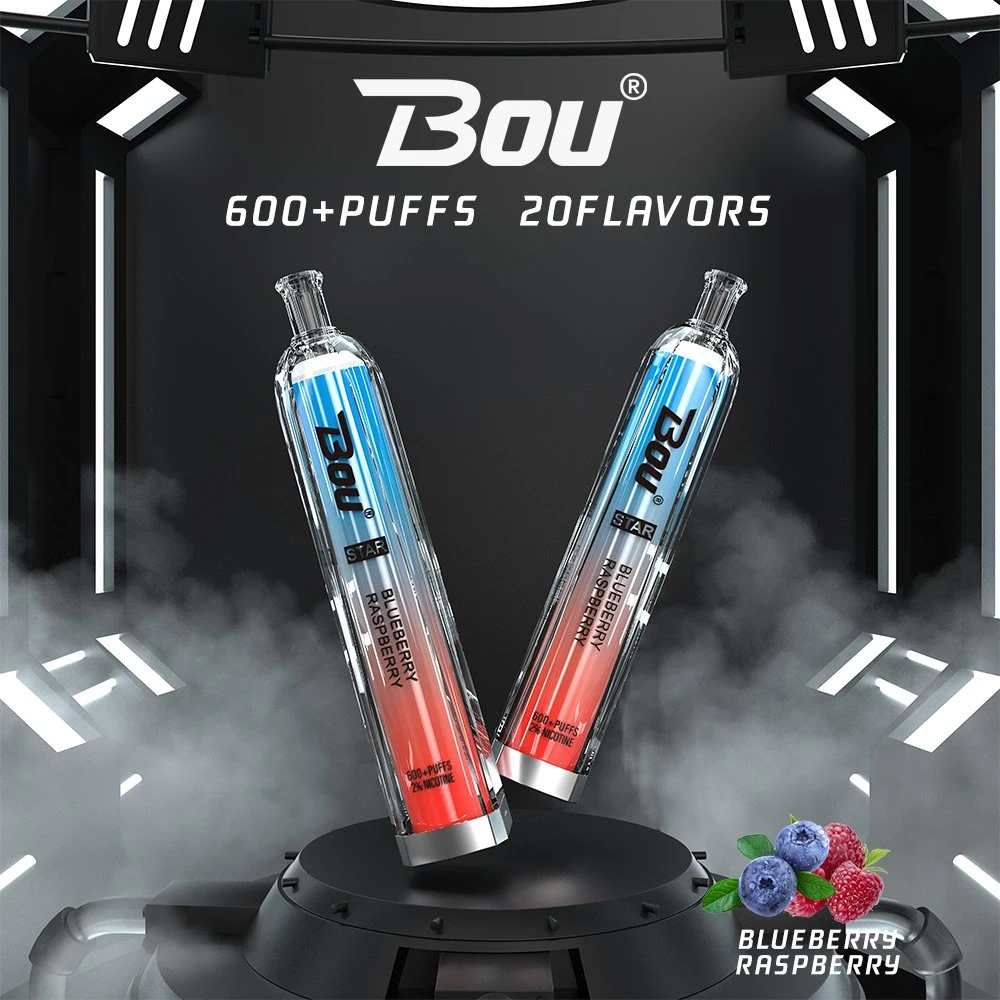 Bou Star prix d'usine Vape stylo jetable jouissent de gros de vente chaude Shoppping 600 bouffées