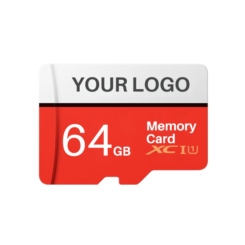 Memoria de alta velocidad de Logo 8GB C6 C10 U1 U3 personalizada Tarjeta SD Tarjeta TF adaptador de tarjeta