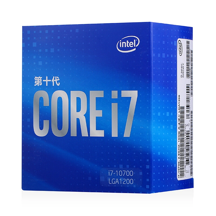 Los procesadores Intel Core i7 10700 de 6 núcleos de procesador de hasta 4,8 GHz 65W utiliza memoria DDR4 de Soporte de CPU Socket LGA1200 Placa Base B460M B560 H510.